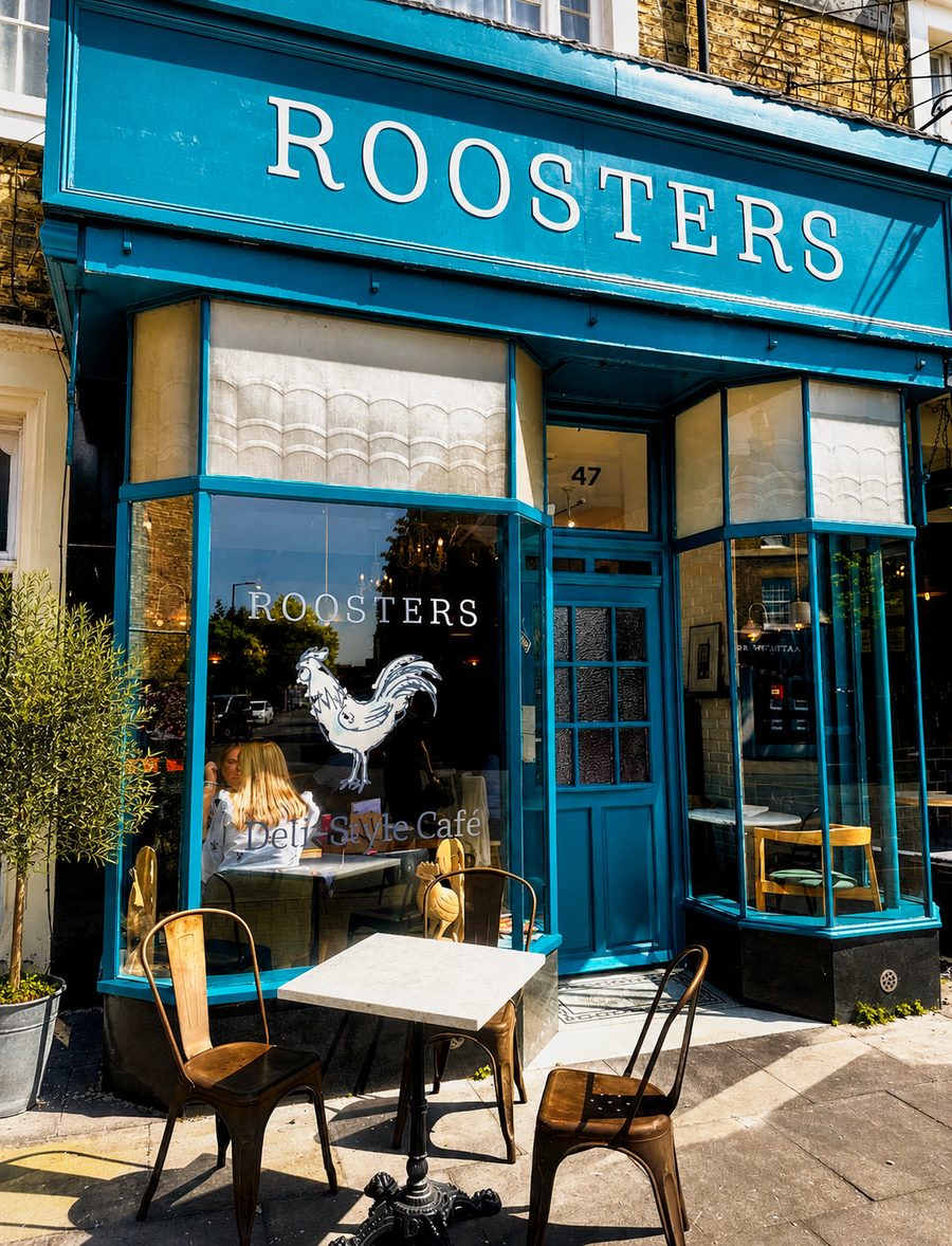 Roosters shopfront on St Cuthbert’s Street